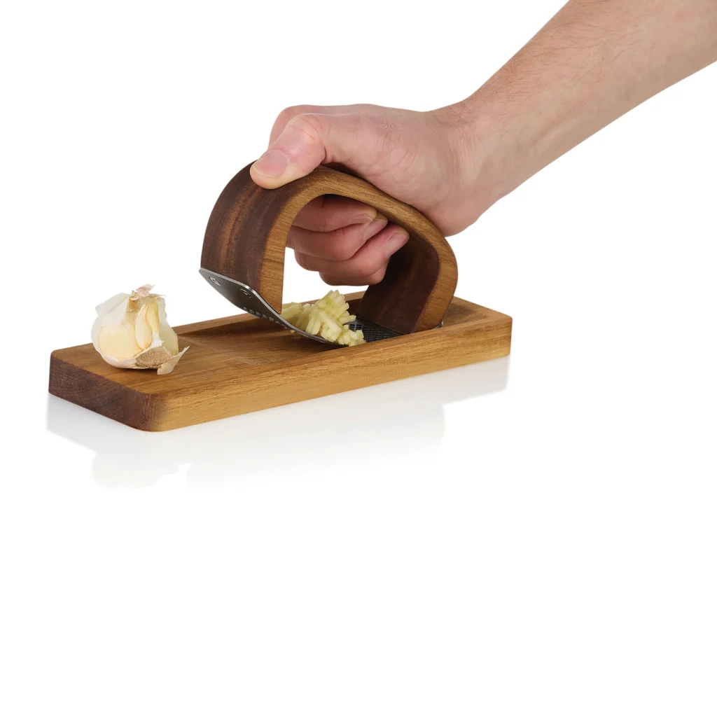 AdHoc RoccaAlio Knoflookpers met snijplank - Afbeelding 8