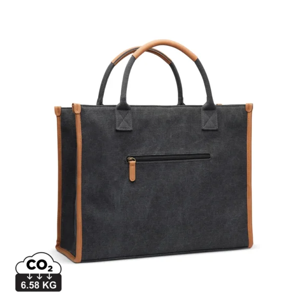 VINGA Bosler RCS recycled canvas office draagtas