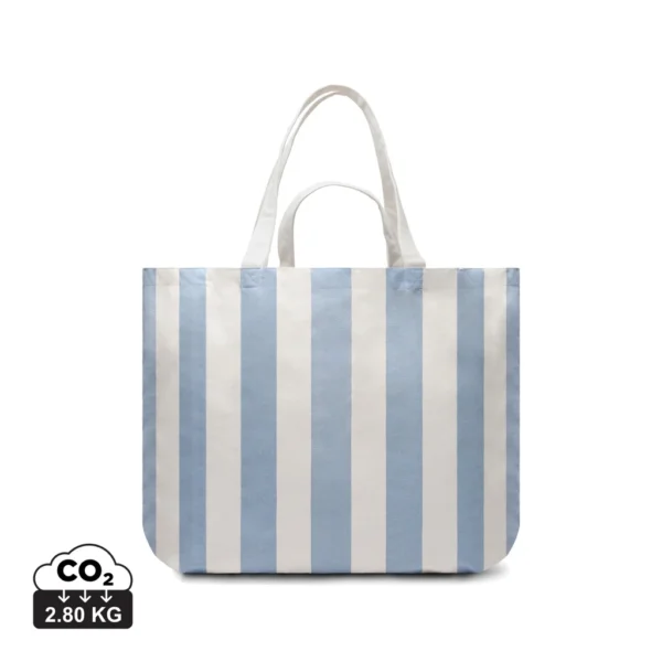 VINGA Lagoa GRS strandtas van gerecycled canvas