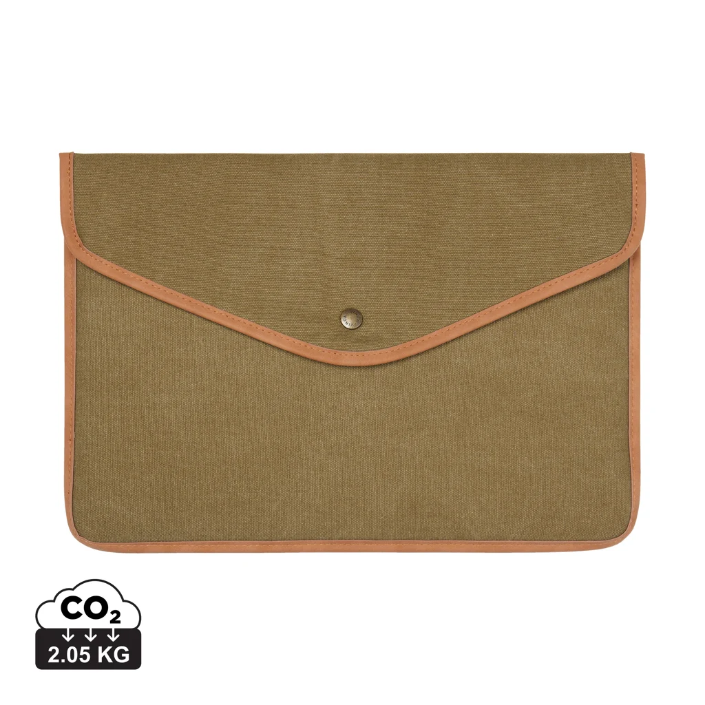 VINGA Bosler GRS recycled canvas 16" laptop sleeve - Afbeelding 2