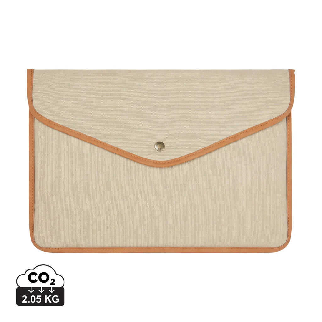 VINGA Bosler GRS recycled canvas 16" laptop sleeve - Afbeelding 3