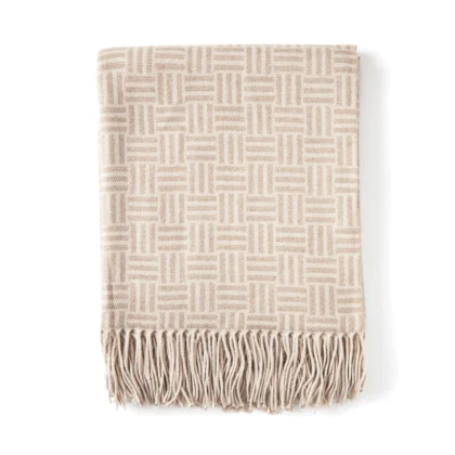 VINGA Lenox plaid bruin