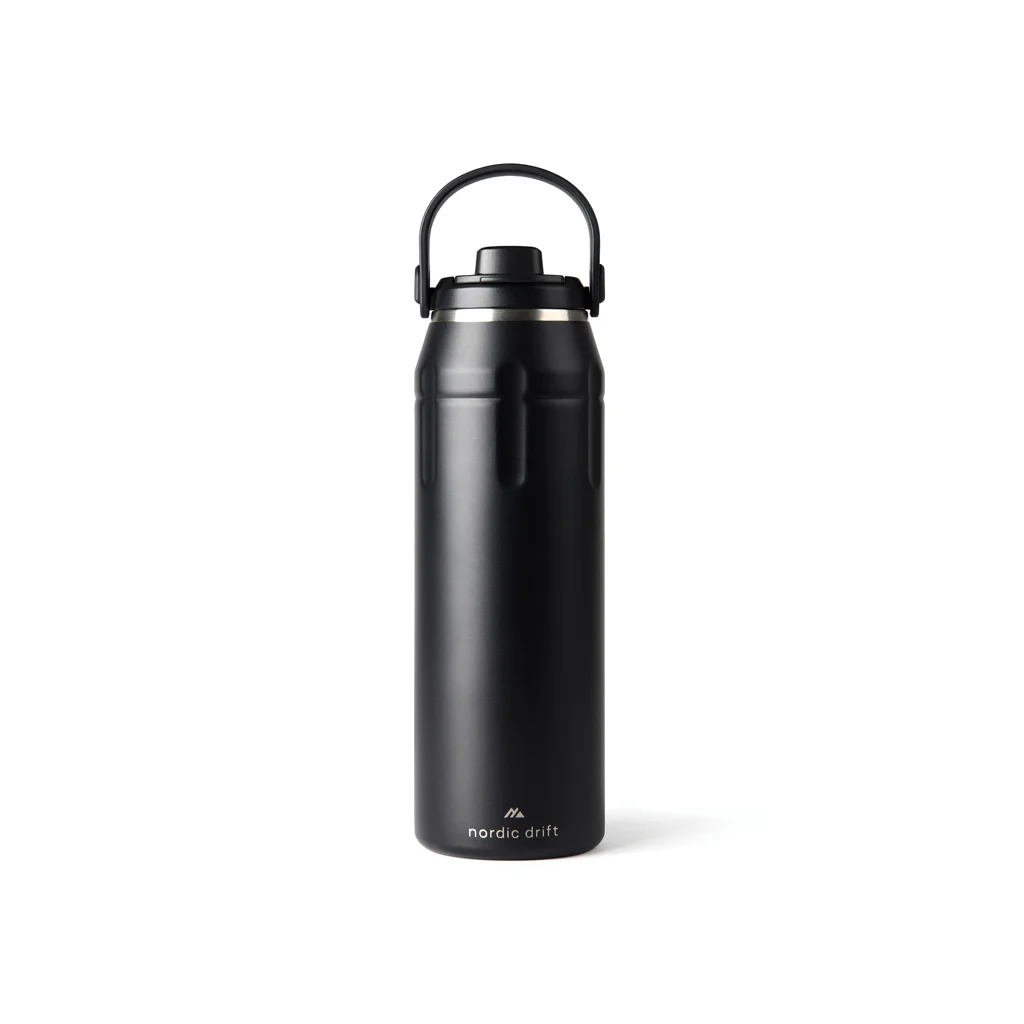 Nordic Drift Trail RCS geisoleerde sport fles 940ml zwart