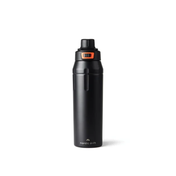 Nordic Drift Trail RCS geisoleerde sluitbare sportfles 740ml zwart