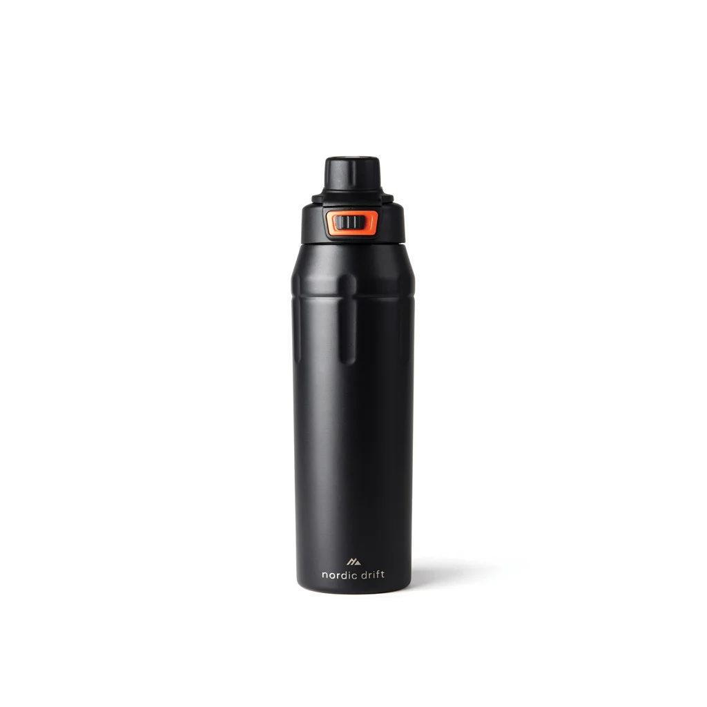 Nordic Drift Trail RCS geisoleerde sluitbare sportfles 740ml zwart