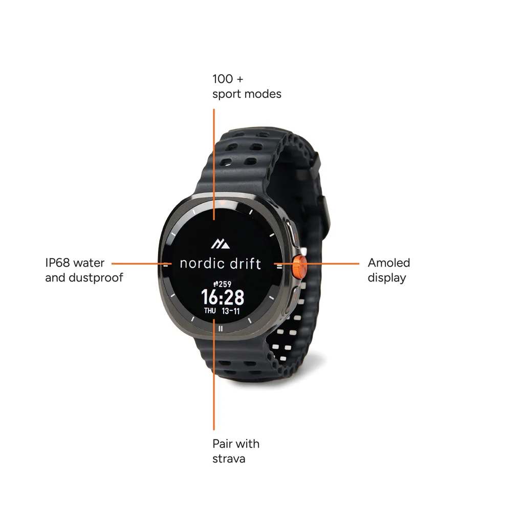 Nordic Drift Titan High-performance horloge