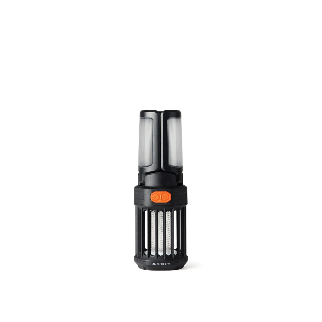 Nordic Drift Titan draagbare muggenwerende campinglamp zwart