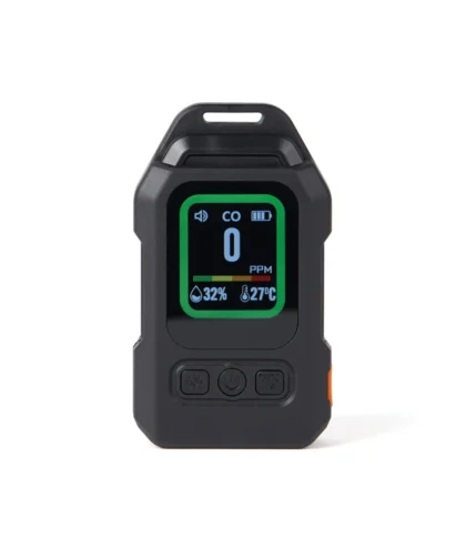 Nordic Drift Everest draagbare CO-melder met LED-alarm zwart