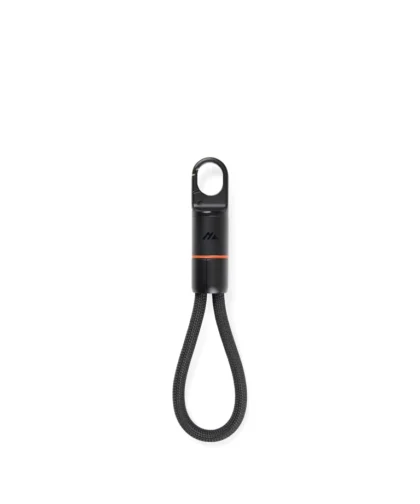 Nordic Drift Everest USB-C 60W snellaadkarabijnkabel zwart