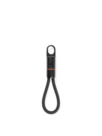 Nordic Drift Everest USB-C 60W snellaadkarabijnkabel zwart