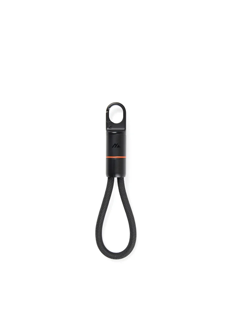 Nordic Drift Everest USB-C 60W snellaadkarabijnkabel zwart