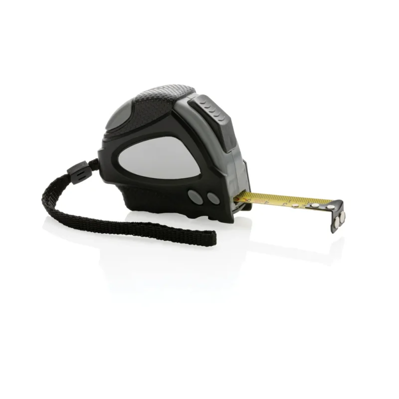 RCS gerecycled plastic Autostop rolmaat 3m/16mm zwart