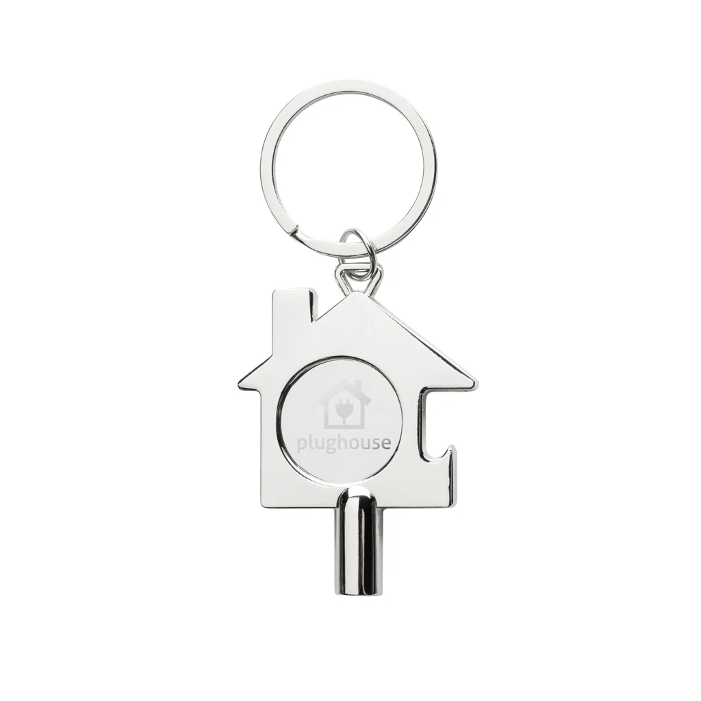 RCS gerecycled zinc alloy 3 in 1 sleutelhanger
