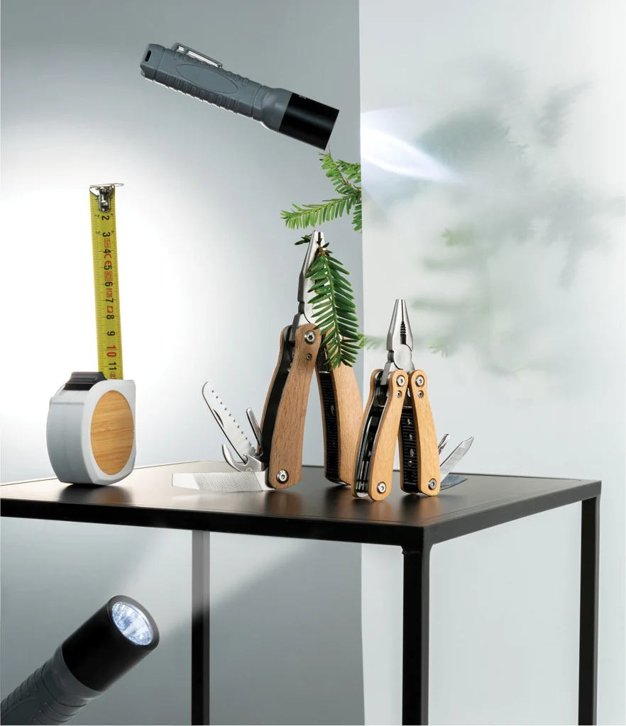 Mini houten multitool