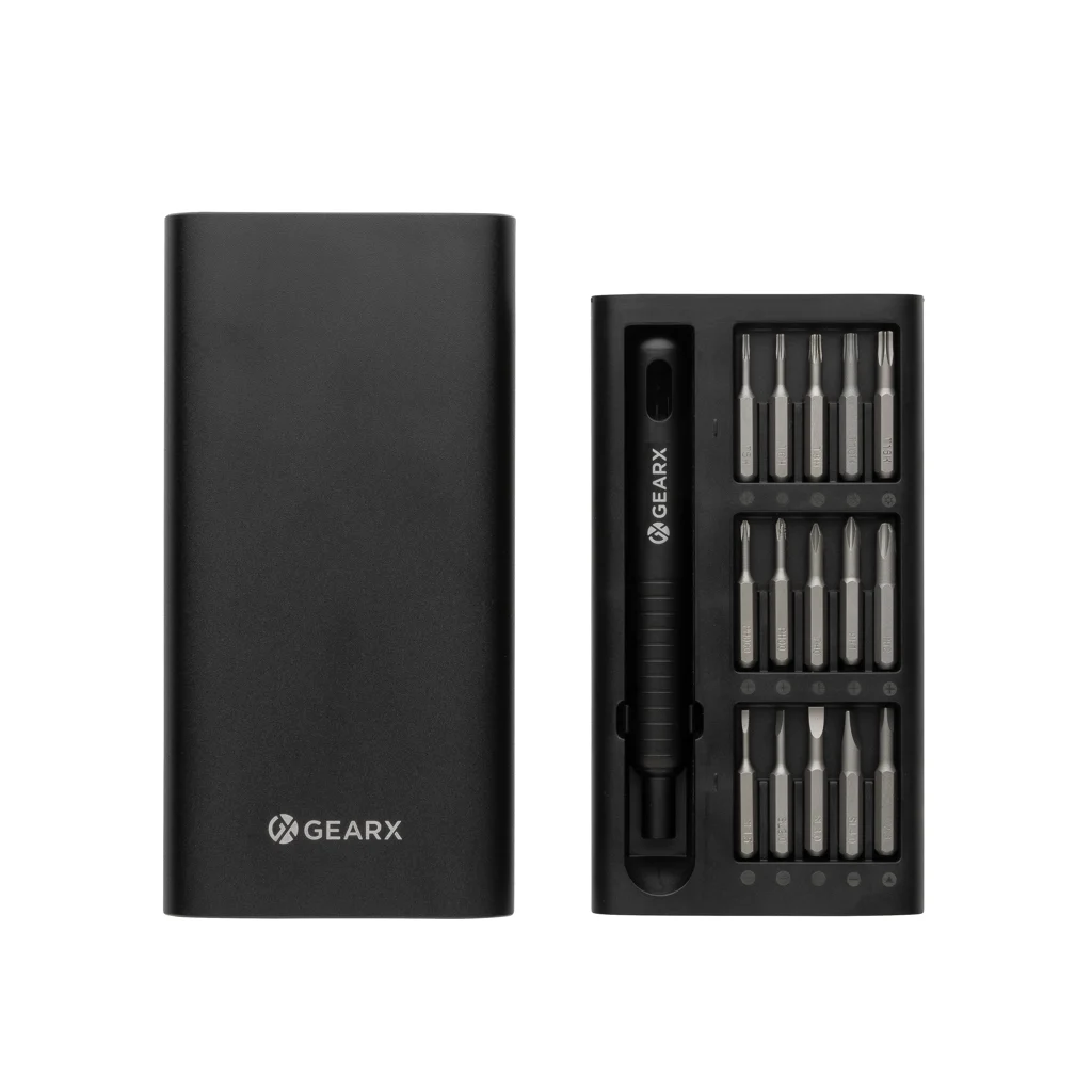 Gear X 31-in-1 precisie schroeven-draaierset zwart