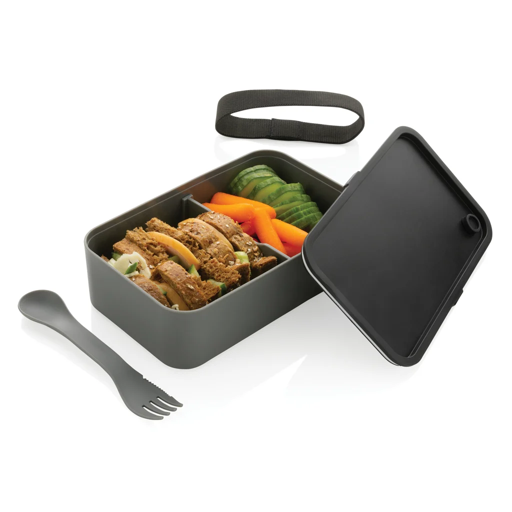 PP lunchbox met spork
