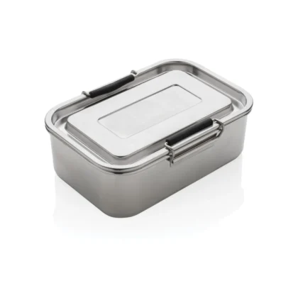 RCS gerecycled roestvrijstalen lekvrije lunchbox zilver