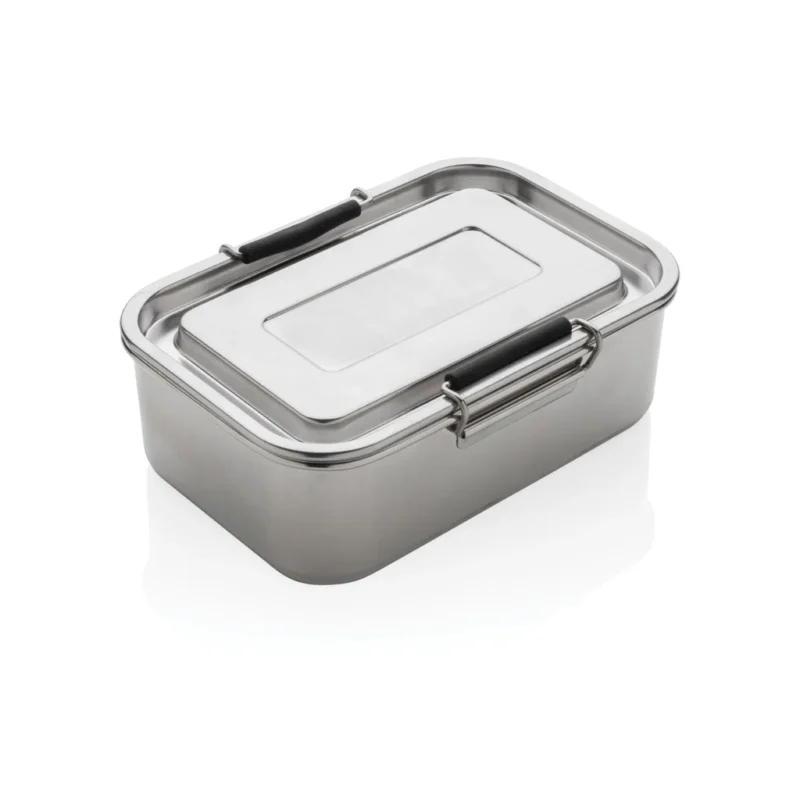 RCS gerecycled roestvrijstalen lekvrije lunchbox zilver