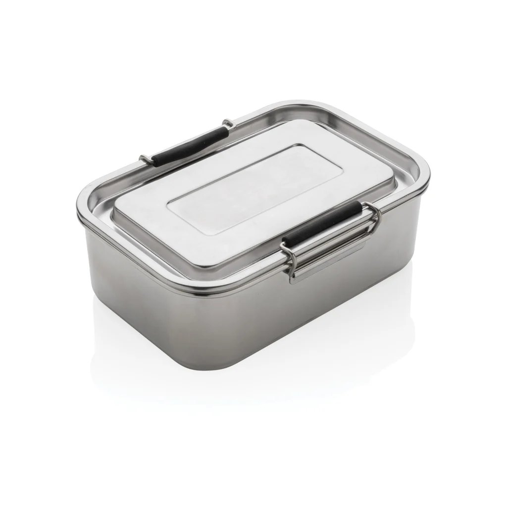 RCS gerecycled roestvrijstalen lekvrije lunchbox zilver