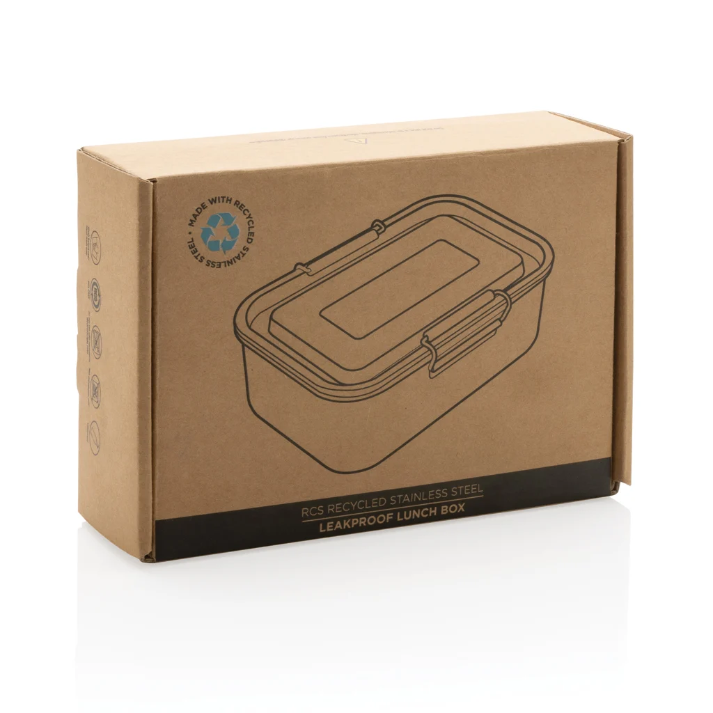 RCS gerecycled roestvrijstalen lekvrije lunchbox