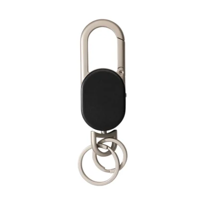 Keyfinder Dual keychain met wereldwijd lokaliseren zwart, grijs