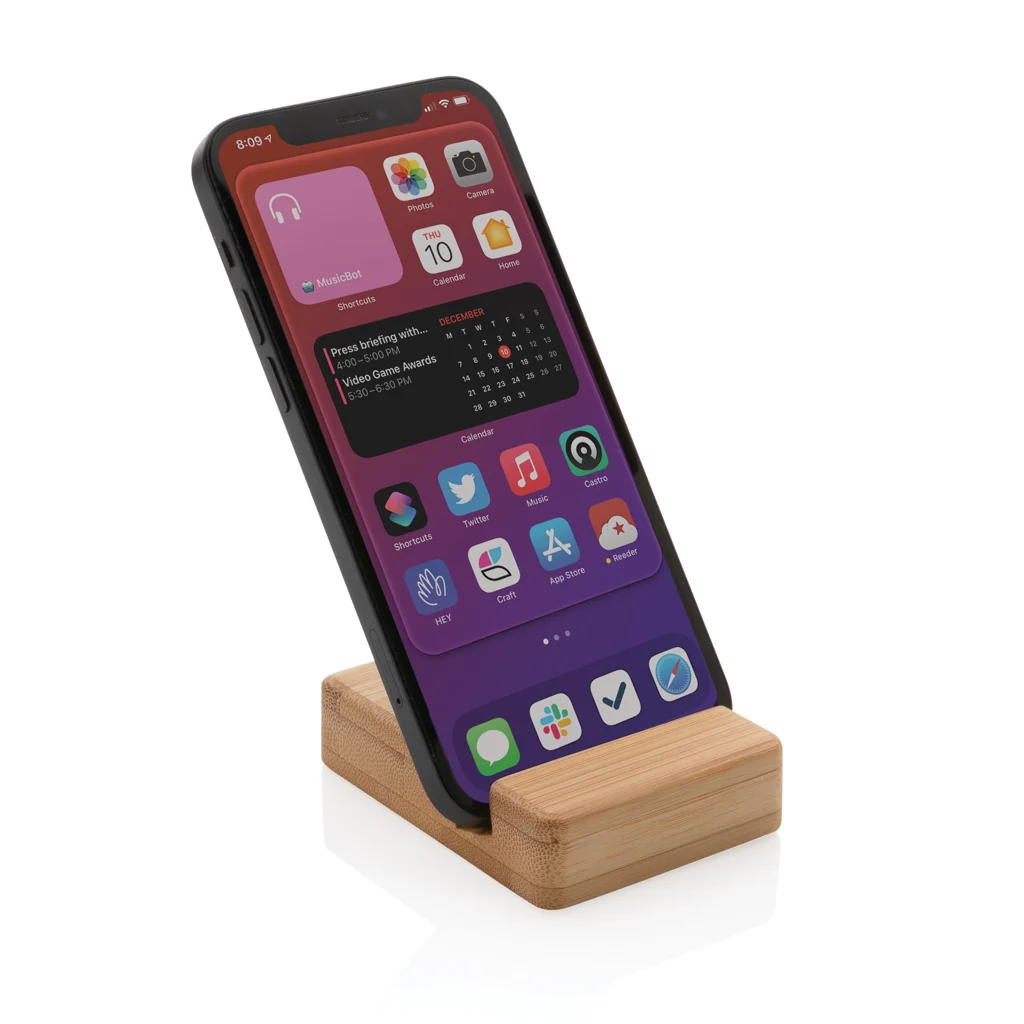 Bamboe telefoon standaard