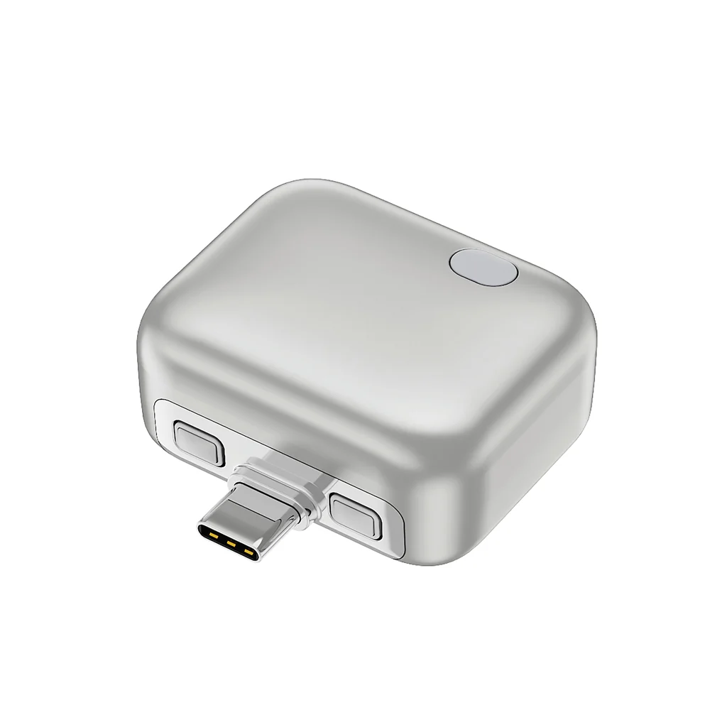 ChargeGuard RCS USB-C-adapter met autom. uitschakeling zilver