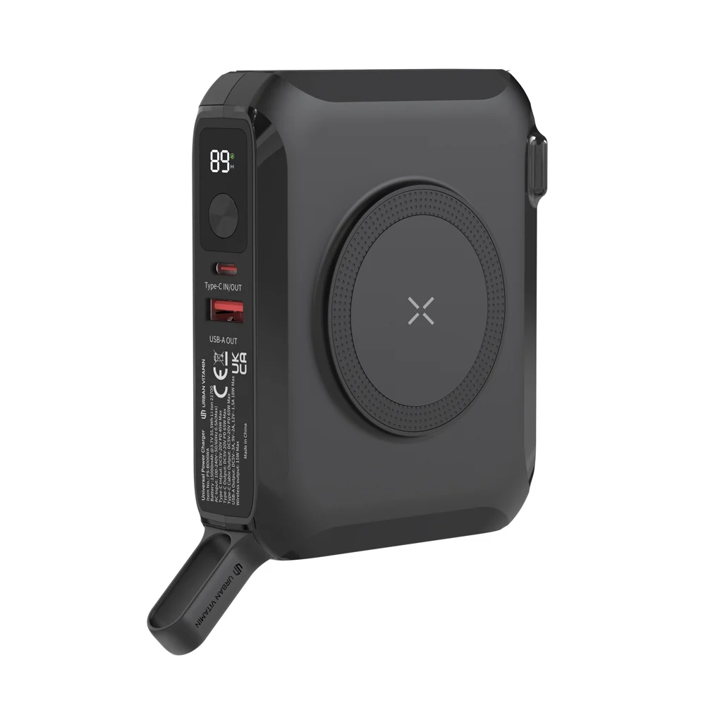 Urban Vitamin Oxnard 5-in-1 65W universele oplader zwart
