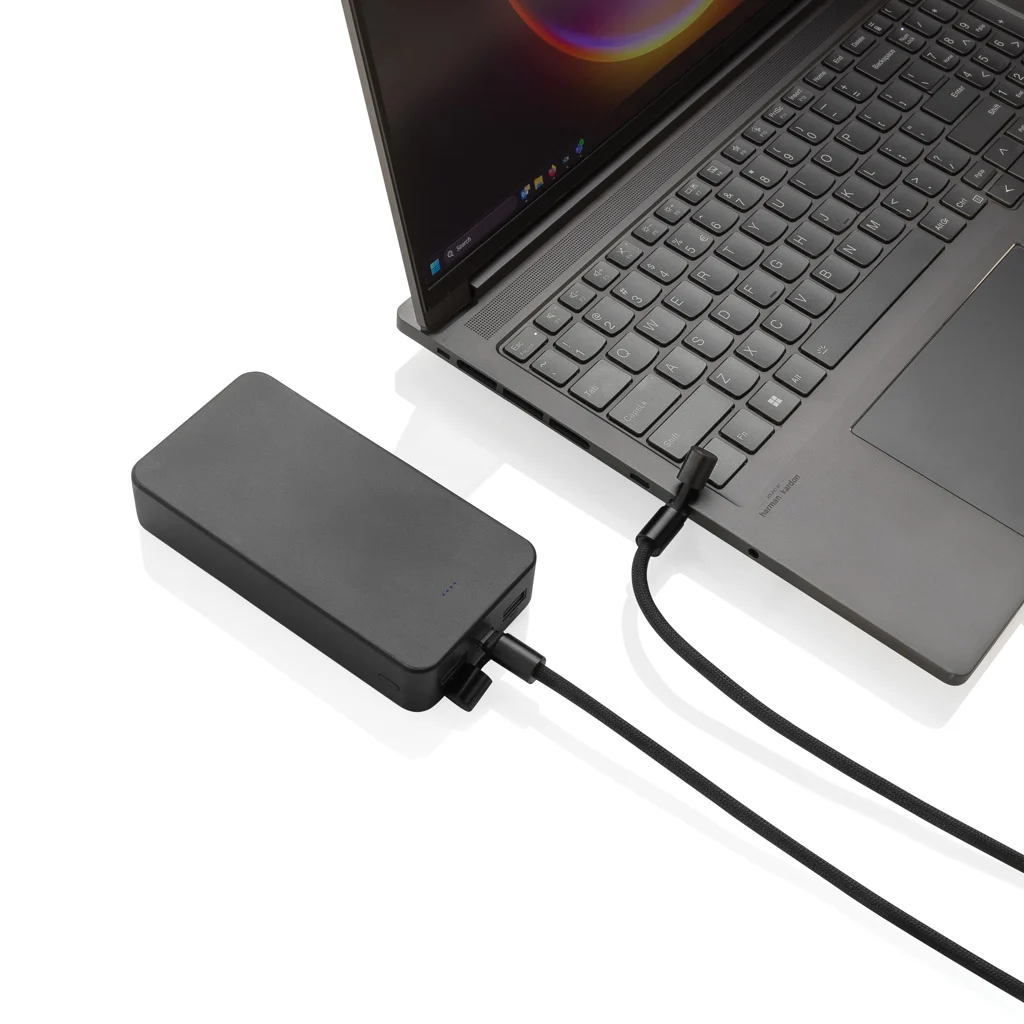 LoopAmp RCS rPET verstelbaar telefoonkoord met 60W kabel