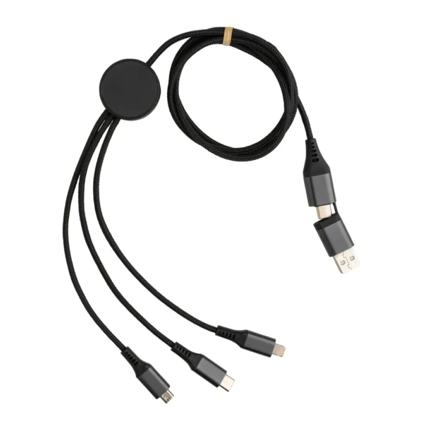 Terra 60W RCS recycled aluminium 120 cm 6-in-1 kabel grijs