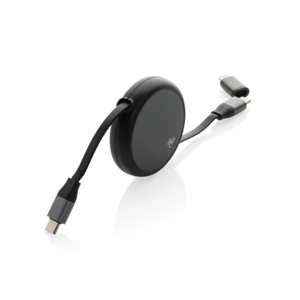 Terra recycled aluminum uittrekbare 240W kabel zwart