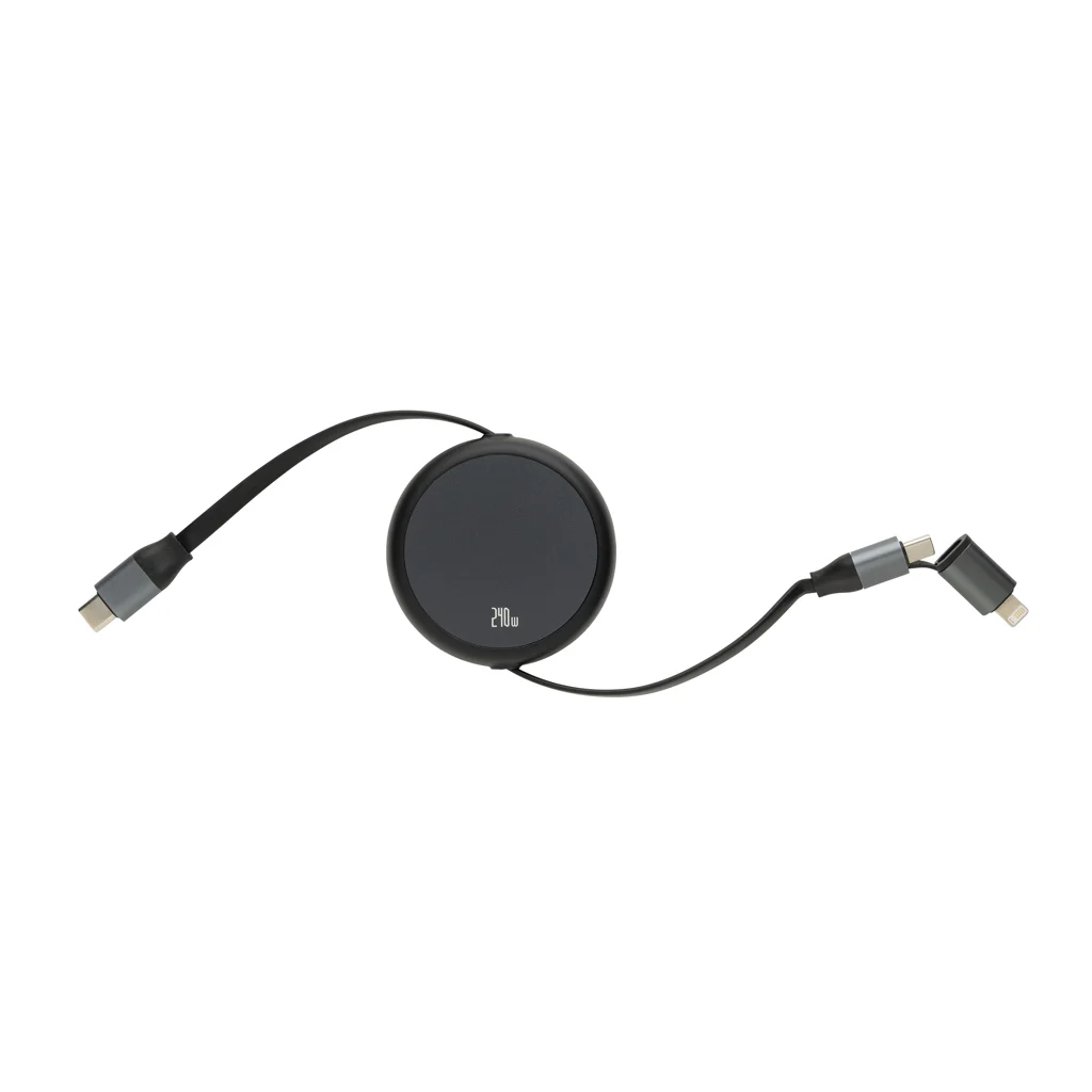 Terra recycled aluminum uittrekbare 240W kabel