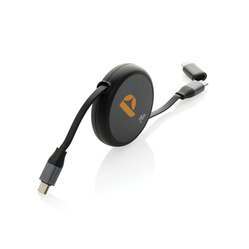 Terra recycled aluminum uittrekbare 240W kabel