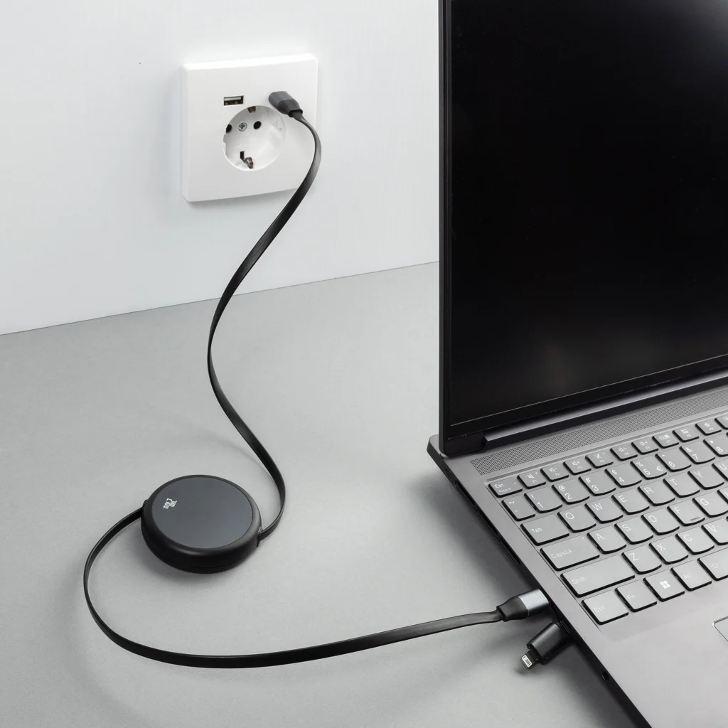 Terra recycled aluminum uittrekbare 240W kabel