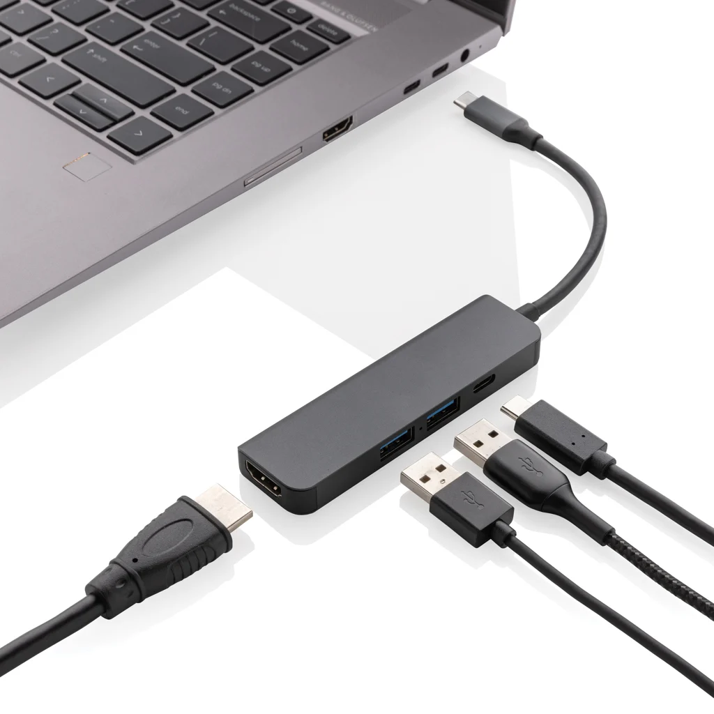 Terra RCS gerecycled aluminium hub met HDMI input