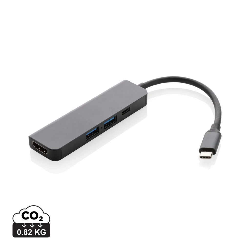 Terra RCS gerecycled aluminium hub met HDMI input