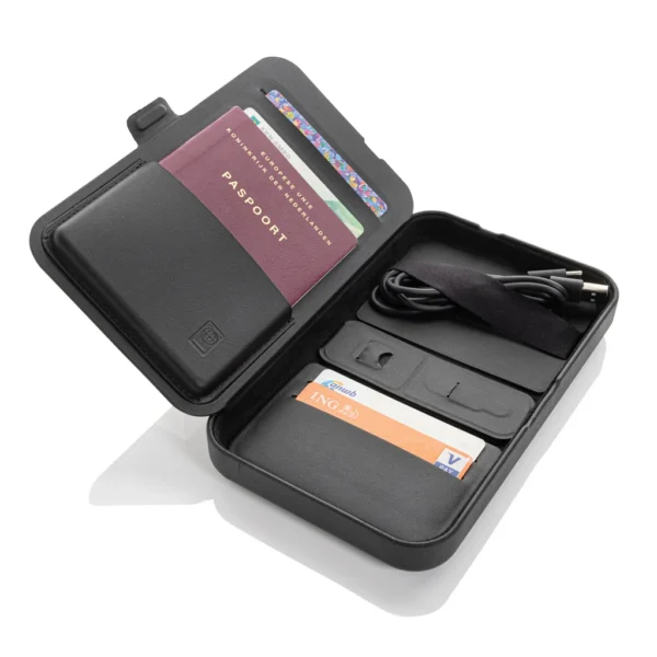 Swiss Peak 3-in-1 reisetui met lader zwart