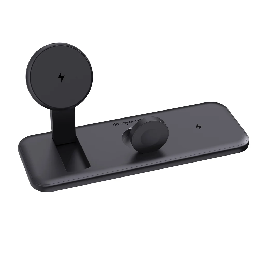 Urban Vitamin Torrance RCS 3-in-1 magnetische 15W oplader zwart