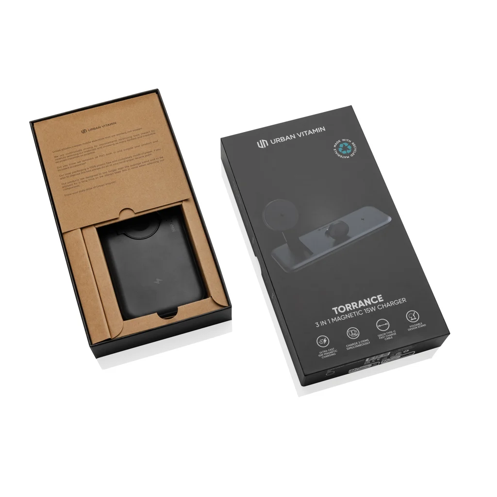 Urban Vitamin Torrance RCS 3-in-1 magnetische 15W oplader