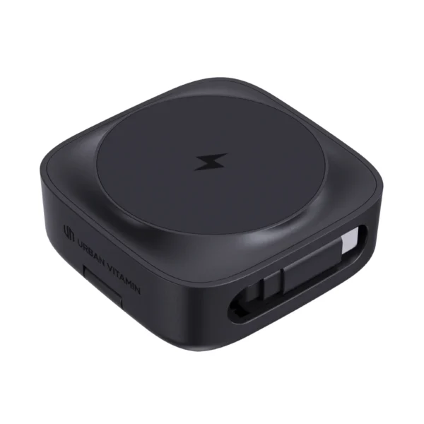 Urban Vitamin Goleta 2-in-1 15 W magn. draadloze oplader zwart
