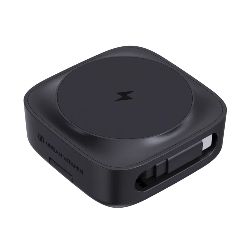 Urban Vitamin Goleta 2-in-1 15 W magn. draadloze oplader zwart