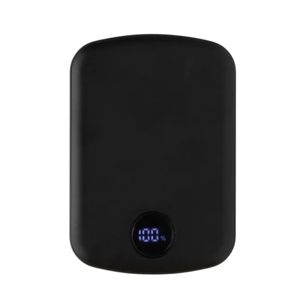 MagBoost gerecycled plastic 5000 mah magnetische powerbank zwart