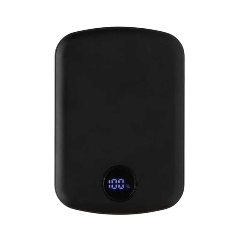 MagBoost gerecycled plastic 5000 mah magnetische powerbank zwart