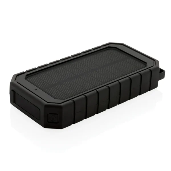 RCS recycled plastic solar powerbank 10W Wireless zwart