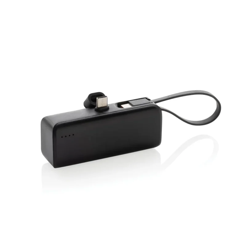 Powerlink RCS Rplastic 3000 mAh powerbank USB C connector zwart