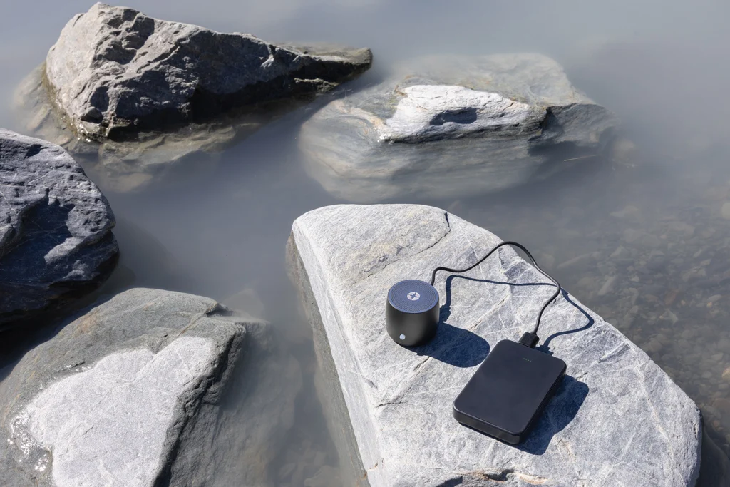 Boostcore RCS recycled plastic powerbank 5.000mAh met USB C