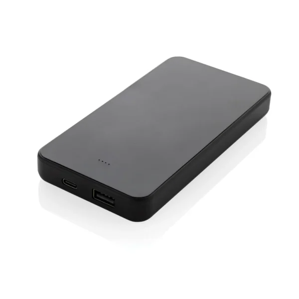 Boostcore RCS recycled plastic powerbank 10.000mAh met USB zwart