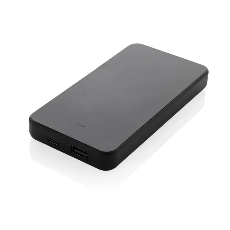 Boostcore RCS recycled plastic powerbank 10.000mAh met USB zwart