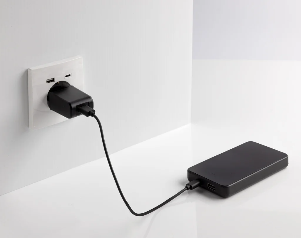 Boostcore RCS recycled plastic powerbank 10.000mAh met USB