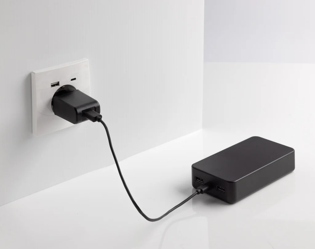 Boostcore RCS recycled plastic powerbank 20.000mAh met USB C